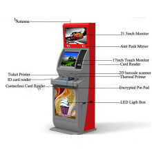 Индивидуальный функциональный платежный терминал Самообслуживание Ticket Touch Screen Kiosk